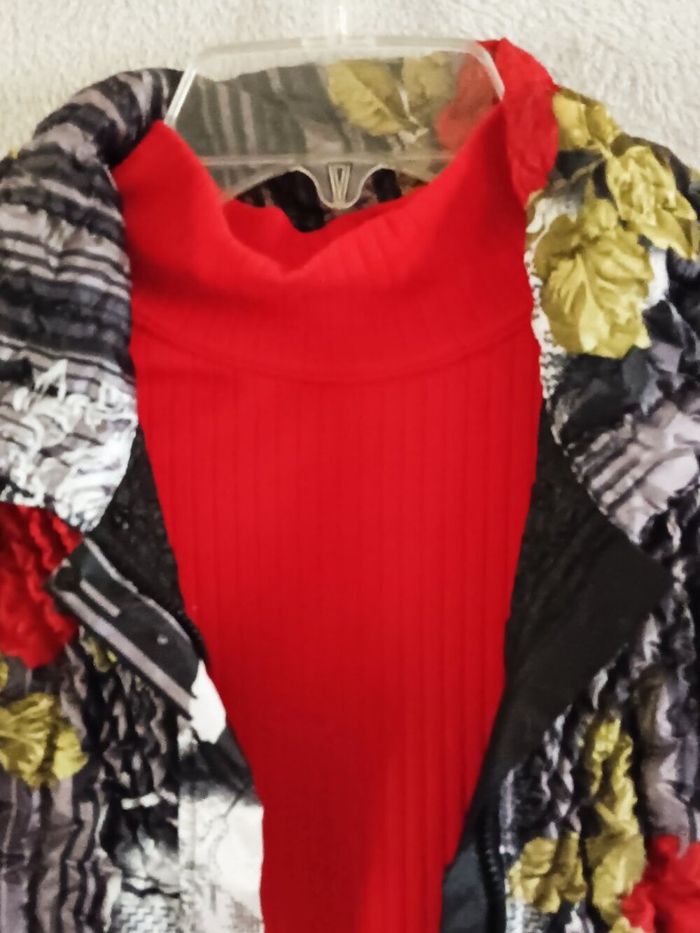 Bold, Fun Color - 2pc vest and mock turtle set